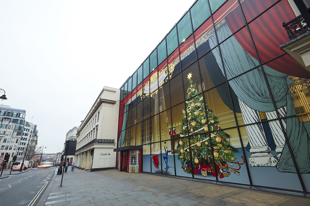 window design coutts christmas 2016 justso partridge christmas ornaments