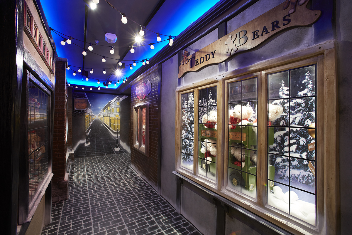 Retail Store Design Firms Harrods Christmas Grotto Case Study JUSTSO